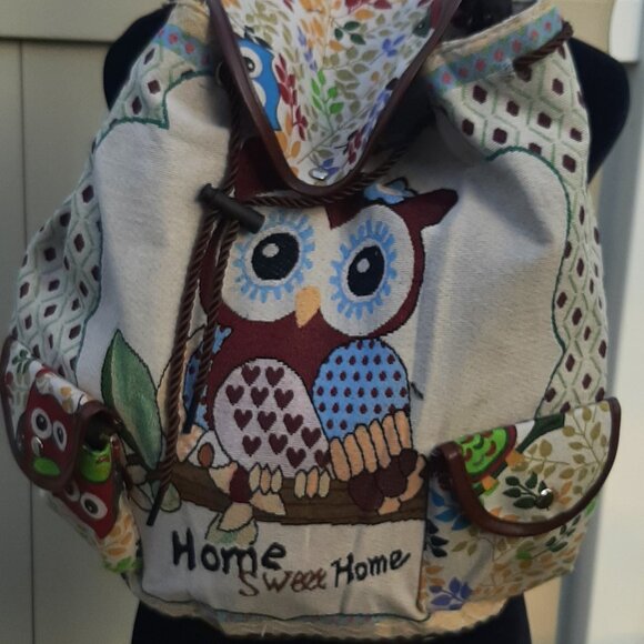 Cutest Owl Backpack/Overnight Bag/Diaper Bag - Picture 1 of 4